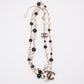 Chanel Pearl / Black Beads CC Baroque Sautoir Necklace