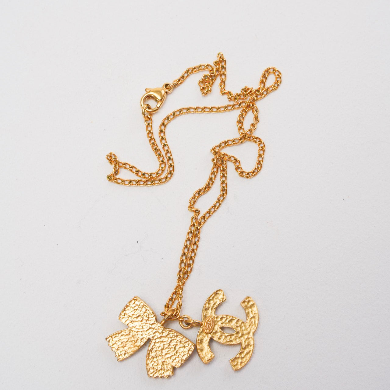 Chanel   Black Gold CC Enamel Necklace