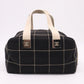 Chanel Chocolate Bar Handbag in Black Canvas