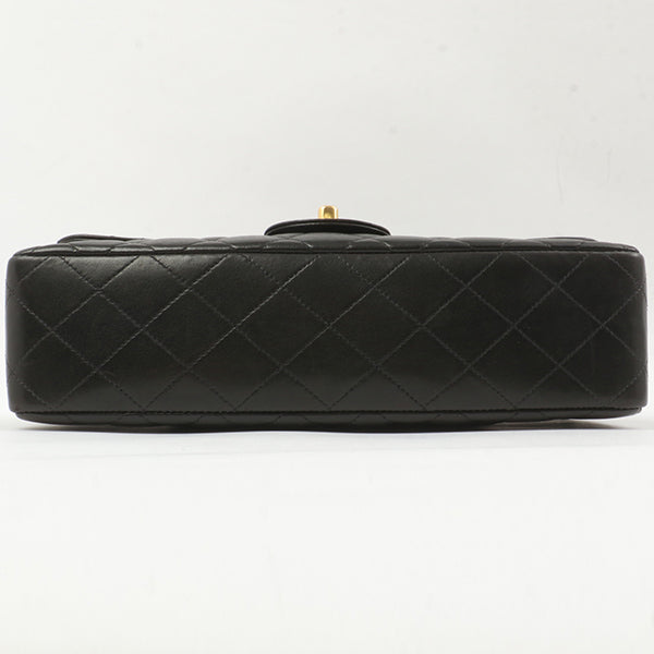 Chanel Around 1995 Made Classic Flap Handbag Black