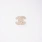 Chanel CC Golden Crystal Embellished Brooch