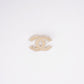 Chanel CC Golden Crystal Embellished Brooch