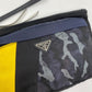 Prada Nylon Clutch Bag in Camouflage, Yellow and Black
