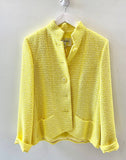 CHANEL YELLOW BLAZER
