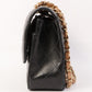 Chanel Around 2003 Made Classic Flap Chain Bag 25Cm Black/Beige
