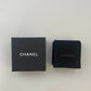 Chanel 2019 Goldtone Crystal High Society CC Hoop Drop Earrings