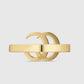 GUCCI GG RUNNING YELLOW GOLD RING