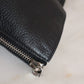 Prada Black Vitello Daino Side Zip Tote Large Bag
