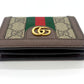 GUCCI GG SUPREME OPHIDIA CARD CASE