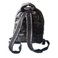 Chanel Doudoune Backpack Embossed Black Nylon Medium