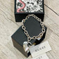 GUCCI GG CHARLOTTE HEART CHARM BRACELET