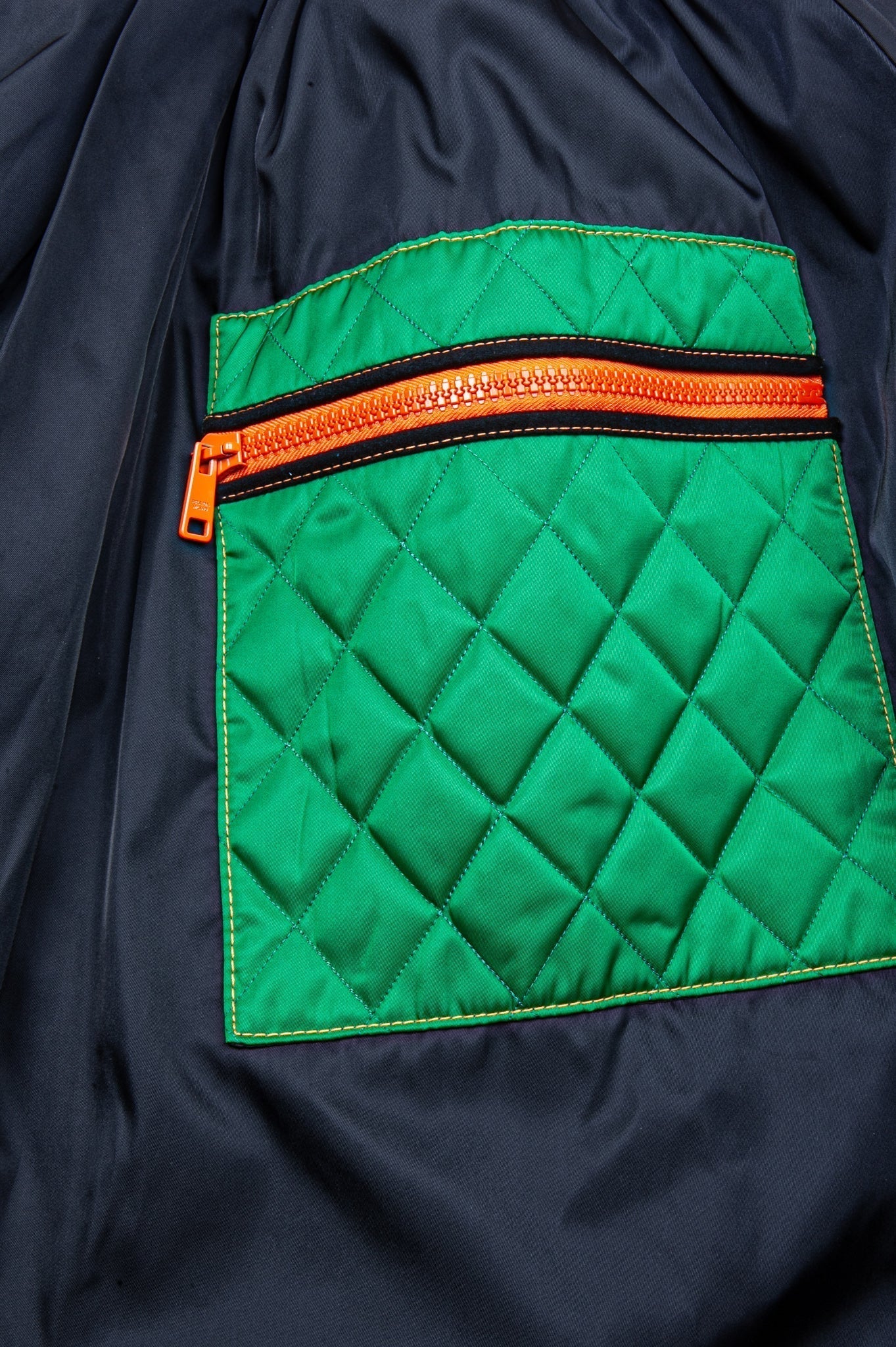 PRADA Skirt Nylon Blue Green