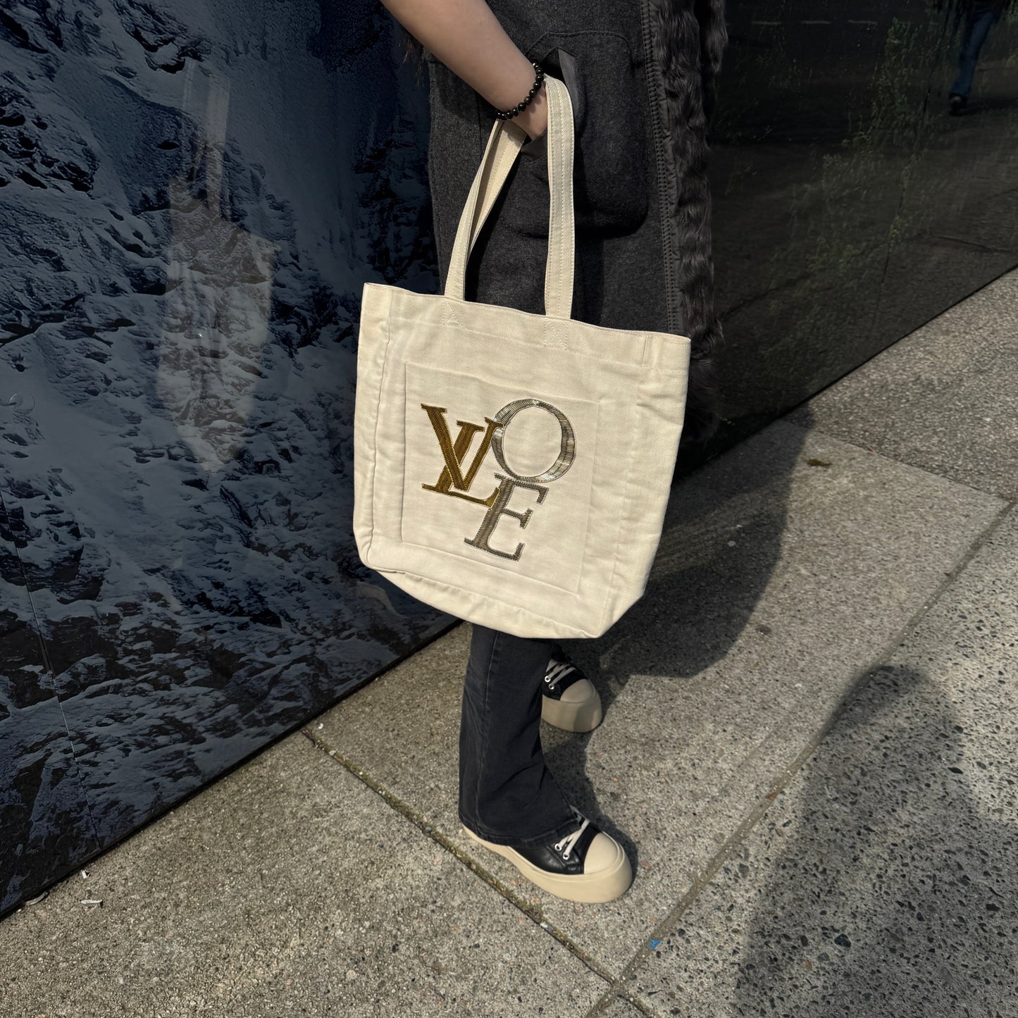 Louis Vuitton   Canvas That's Love Toile Cabas MM
