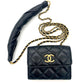 CHANEL MINI QUILTED WALLET ON CHAIN