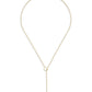 GUCCI LINK TO LOVE LARIAT 18K GOLD NECKLACE