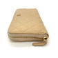 CHANEL CAVIAR ZIP AROUND WALLET