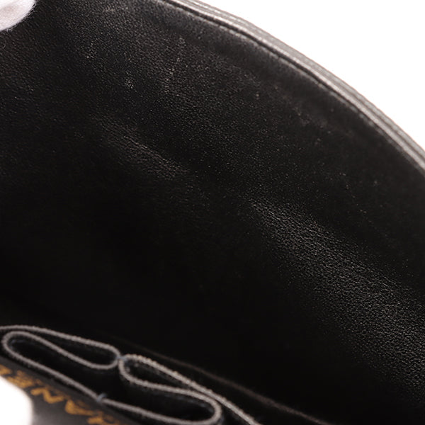 CHANEL Around 2002 Made Caviar Skin Classic Flap Chain Bag 25Cm Black