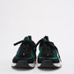 Chanel Low-Top Sneakers Suede & Knit Fabric Black/Green 39