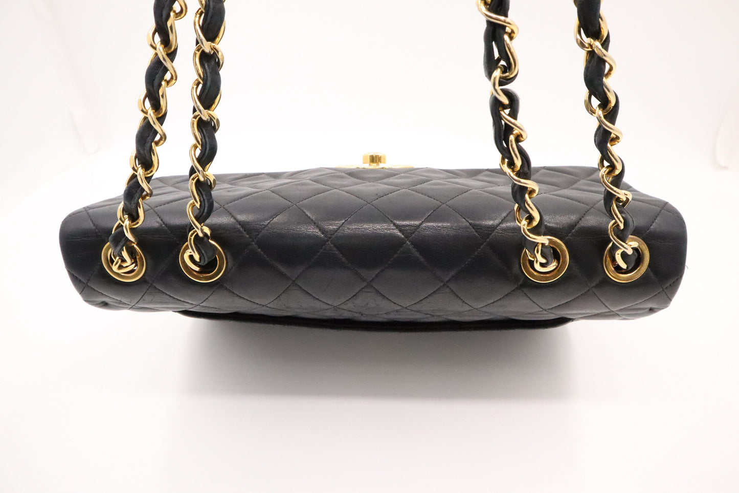 Chanel Maxi Flap in Black Matelassé Leather