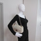 CHANEL 2.55 Shoulder Bag in White Leather