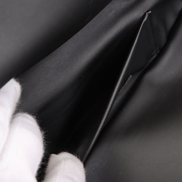 Chanel Around 2003 Made Windows Line Pouch Black