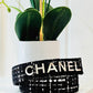 CHANEL TWEED NAVY BLUE BELT