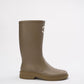 Chanel Classic Rain Boots in Khaki with CC Logo 39
