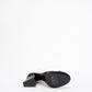 Chanel Black/White Leather Two Tone Pearl Mary Jane Shoes Size 38.5