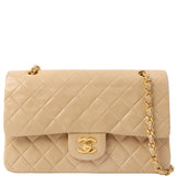 Chanel Around 1995 Made Classic Flap Chain Bag 25Cm Beige
