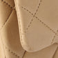 Chanel Around 1995 Made Classic Flap Chain Bag 25Cm Beige