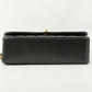 Chanel Around 2000 Made Mademoiselle Stitch Turn-Lock Chain Bag Black