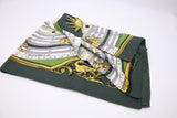 Hermes Carre 90 Astrologie "Dies Et Hore" in Green Silk