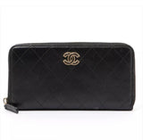 Chanel Caviar Leather Quilted Long Zippy Wallet