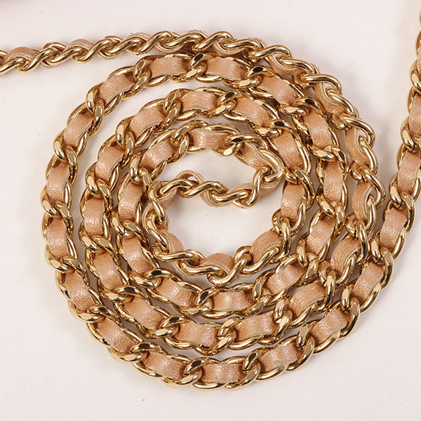CHANEL Around 2002 Made Chocolate Bar 2.55 Chain Bag Bronze