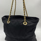 Prada Nylon Tote with Chain Handle