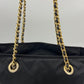 Prada Nylon Tote with Chain Handle