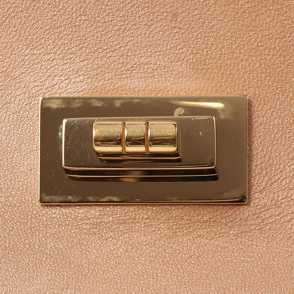CHANEL Around 2002 Made Chocolate Bar 2.55 Chain Bag Bronze