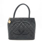 Chanel Medaillon Tote in Black Caviar Leather
