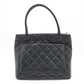 Chanel Medaillon Tote in Black Caviar Leather
