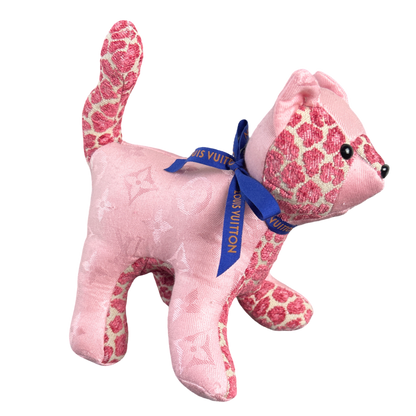 LV Monogram   Silk & Wool Scarf Charming Kitten