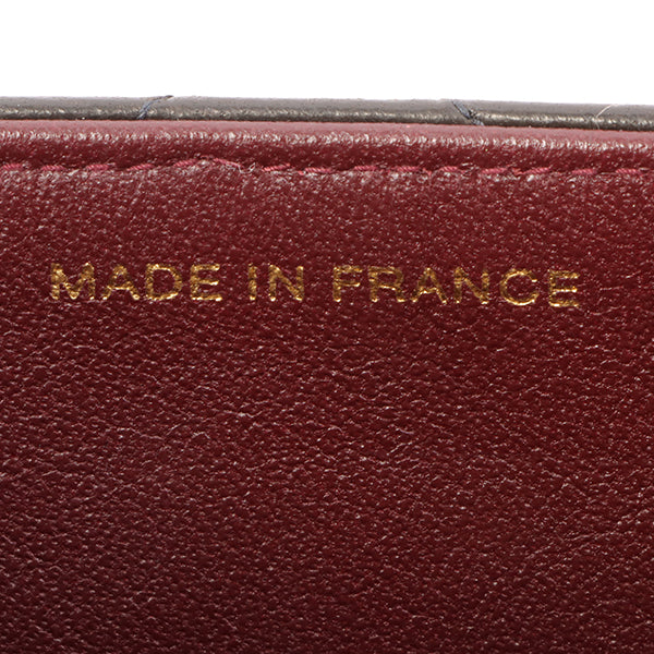 Chanel Around 1998 Made Cc Mark Plate Chain Bag Black