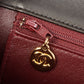 Chanel Around 1998 Made Cc Mark Plate Chain Bag Black