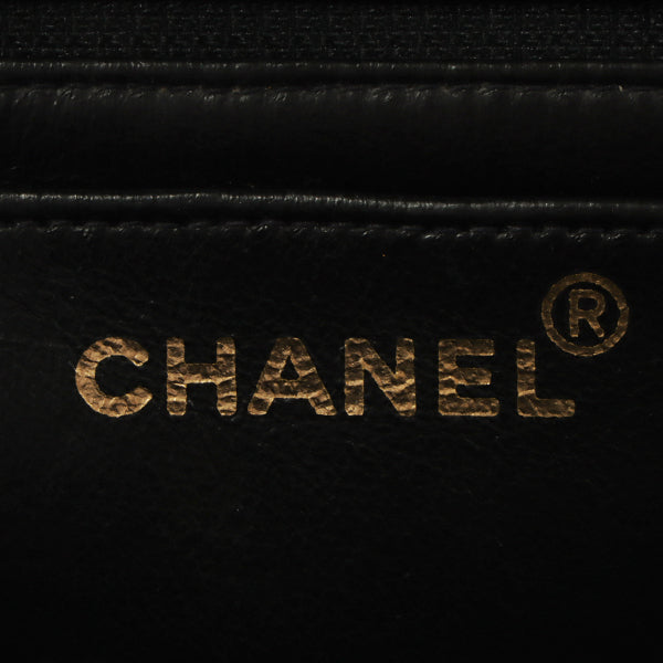 Chanel Around 1993 Made Tweed Classic Flap Top Handle Bag With Micro Bag Apple Green