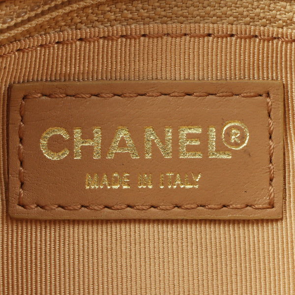 Chanel 2002 Made Big Coco Mark Stitch 2 Way Bag Bronze