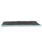 Chanel Around 2000 Made Unborn Calf Logo Embossed Chain Clutch Bag Black/Turquoise Blue