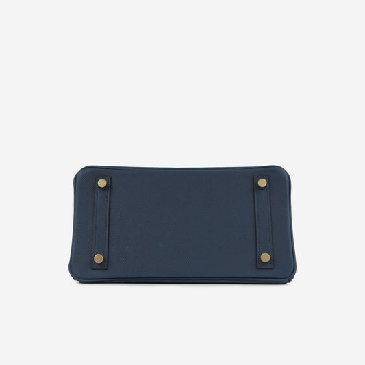 Birkin 25 - Bleu De Prusse/Bleu Indigo/Noir Epsom