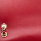 CHANEL Lambskin Rock the Corner Chevron Flap Red Bag