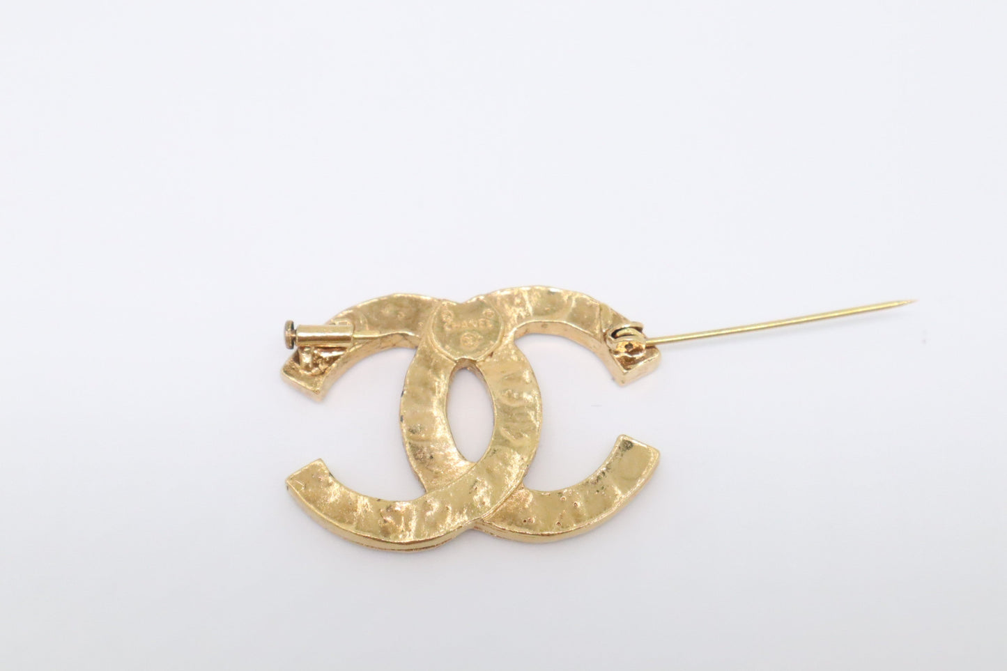 Chanel CC Rhinestone Brooch