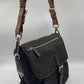 Prada Nylon Bag with Tan Leather Strap