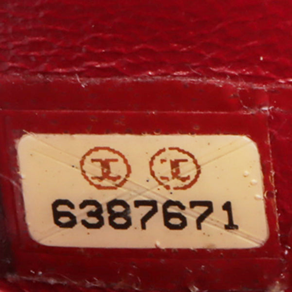 Chanel Around 2000 Made Caviar Skin Cc Mark Stitch Chain Top Handle Bag Pink